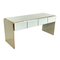 Glass Console Table with Four Drawers, 1980s 3