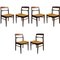 Vintage Chairs in Plain Wood, Set of 6, Image 1