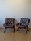 Norwegian Easy Chairs in Leather by Jon Hjortdal for Velledalen, 1960s, Set of 2, Image 16