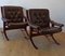 Norwegian Easy Chairs in Leather by Jon Hjortdal for Velledalen, 1960s, Set of 2 21
