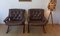 Norwegian Easy Chairs in Leather by Jon Hjortdal for Velledalen, 1960s, Set of 2, Image 36