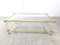 Brass and Acrylic Glass Coffee Table, 1970s 5