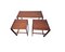 Tavolini ad incastro di Arne Hovmand Olsen per Mogens Kold, anni '60, set di 3, Immagine 2