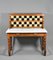 Edwardian Tile Back Marble Top Washstand in Birch, 1890s, Image 1