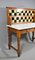 Edwardian Tile Back Marble Top Washstand in Birch, 1890s, Image 10
