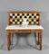 Edwardian Tile Back Marble Top Washstand in Birch, 1890s, Image 15