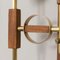 Teak and Brass Wall Sconces in the style of Lunel, 1960s, Set of 2 7