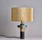 Dyane Lamp in Bruhed Brass and Gold Shade by Marine Breynaert, Image 1