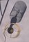 Dyane Lampe aus gebürstetem Messing & goldenem Schirm von Marine Breynaert 3