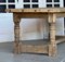Bleached Oak Farmhouse Dining Table, 1925, Image 16