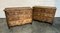 French Bleached Oak Chests of Drawers, 1920s, Set of 2 1