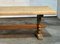Large French Bleached Oak Farmhouse Dining Table, 1925, Image 16