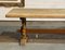 Large French Bleached Oak Farmhouse Dining Table, 1925 17