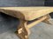French Bleached Oak Farmhouse Dining Table, 1925 8