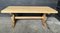 French Bleached Oak Farmhouse Dining Table, 1925 1