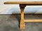 French Bleached Oak Farmhouse Dining Table, 1925 7