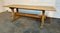 French Bleached Oak Farmhouse Dining Table, 1925 13