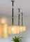 Lámpara colgante Dédale de latón bruhed con pantalla dorada de Marine Breynaert, Imagen 2