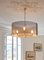 Trapenard Pendant Lamp in Bruhed Brass with Silver Shade by Marine Breynaert 3