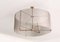 Lampada Trapenard in ottone spazzolato con paralume in argento di Marine Breynaert, Immagine 1