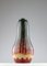 French Glass Oblong Chicory Vase, 1920s 4