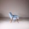 Blaue Sessel Mod. 854 von Walter Knoll für Cassina, 2er Set 6