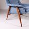 Blue Armchairs Mod. 854 by Walter Knoll for Cassina, Set of 2 3