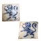 Spanish Tiles with Lion, Set of 2 1