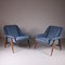 Petrol Armchairs Mod. 854 by Walter Knoll for Cassina, Set of 2 1