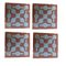 19th Century Spanish Tiles with Labyrinth, Set of 4 1