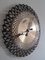 Vintage Round Wall Clock with Openwork Metal Dial from Weimar, 1970s 2