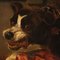 Flämischer Künstler, Stillleben mit Hunden, 1660, Öl auf Leinwand, gerahmt 14