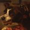 Flämischer Künstler, Stillleben mit Hunden, 1660, Öl auf Leinwand, gerahmt 8