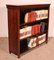 19th CenturyOpen Bookcase in Mahogany and Marquetry, England 10