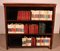 19th CenturyOpen Bookcase in Mahogany and Marquetry, England 2