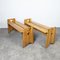 Sculptural Dining Set in Pine by Gilbert Marklund for Furusnickarn Ab, 1970s, Set of 3 6