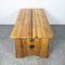 Sculptural Dining Set in Pine by Gilbert Marklund for Furusnickarn Ab, 1970s, Set of 3 7