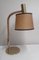 Vintage Adjustable Rope Table Lamp with Brass Frame and Plastic Shade, 1970s 2