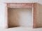 Antique French Marble Fireplace in Pink Tones 1