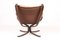Leather Falcon Chair by Sigurd Resell for Vatne, 1970s, Image 5