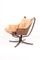 Leather Falcon Chair by Sigurd Resell for Vatne, 1970s 2