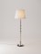 Alte Floor Lamp in Brushed Brass and Bronze with Paper Shade by Ateliers Marine Breynaert 1