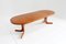 Vintage Danish Oval Dining Table, 1960s, Image 1