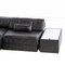 Black Leather Patchwork Modular Sofa from de Sede, 1970s, Set of 5 20