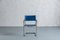 Blue Leather Chair from Mart Stam, 1970s 3