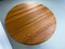 Danish Round Teak Dining Table with Extensions, 1970s 3