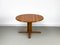 Danish Round Teak Dining Table with Extensions, 1970s 1