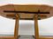 Danish Round Teak Dining Table with Extensions, 1970s 5