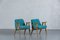 Green Fabric Armchairs, Hungary, 1970s, Set of 2, Image 2
