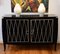 Art Deco Black Lacquer and Rhombus Sideboard, 1920s 9